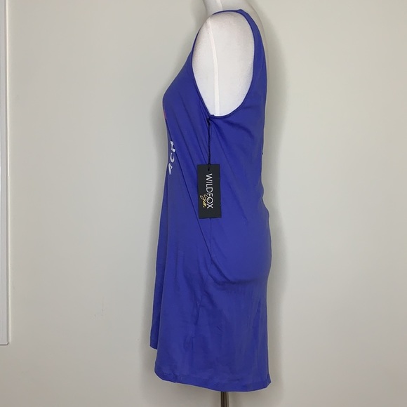 WILDFOX SUN Blue “Take Me To The Dog Beach” Dress - Picture 2 of 7
